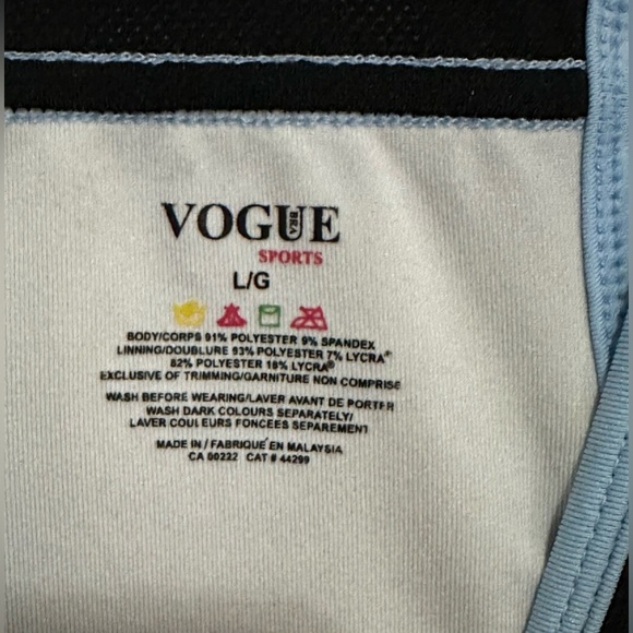 🌟Like New🌟 Vogue Sports: Women’s Sleeveless Top- Size Large - Picture 7 of 7